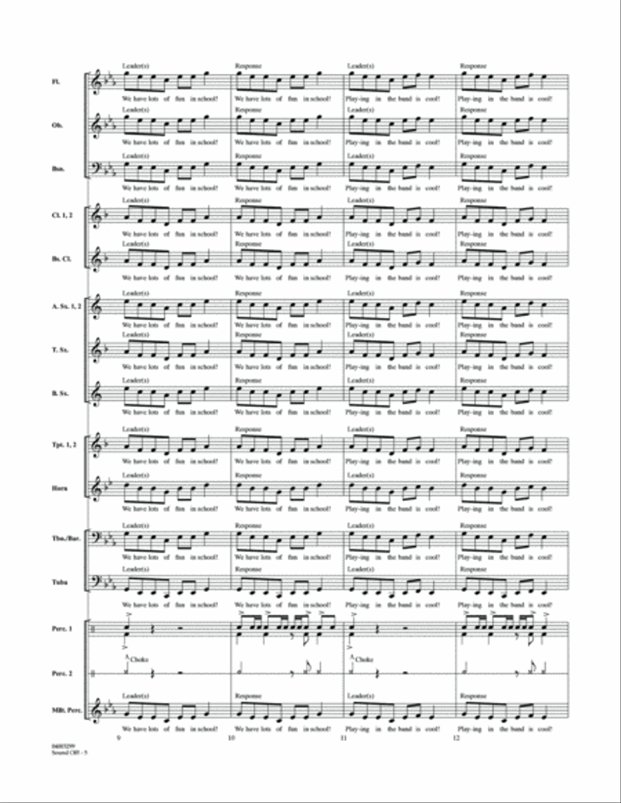 Sound Off - Full Score Concert Band scores gallery preview page 5