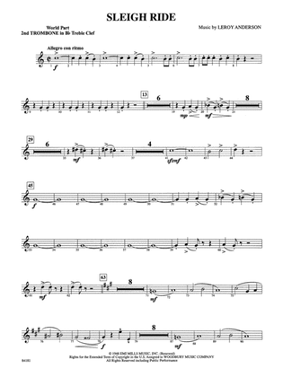 Sleigh Ride: (wp) 2nd B-flat Trombone T.C.