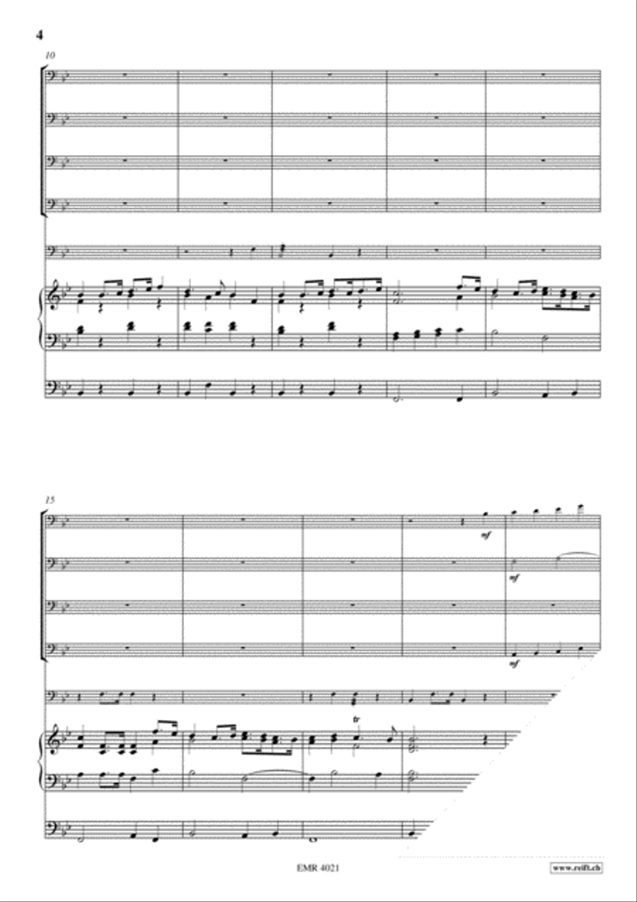 Marche Royale Trombone Quartet scores gallery preview page 4