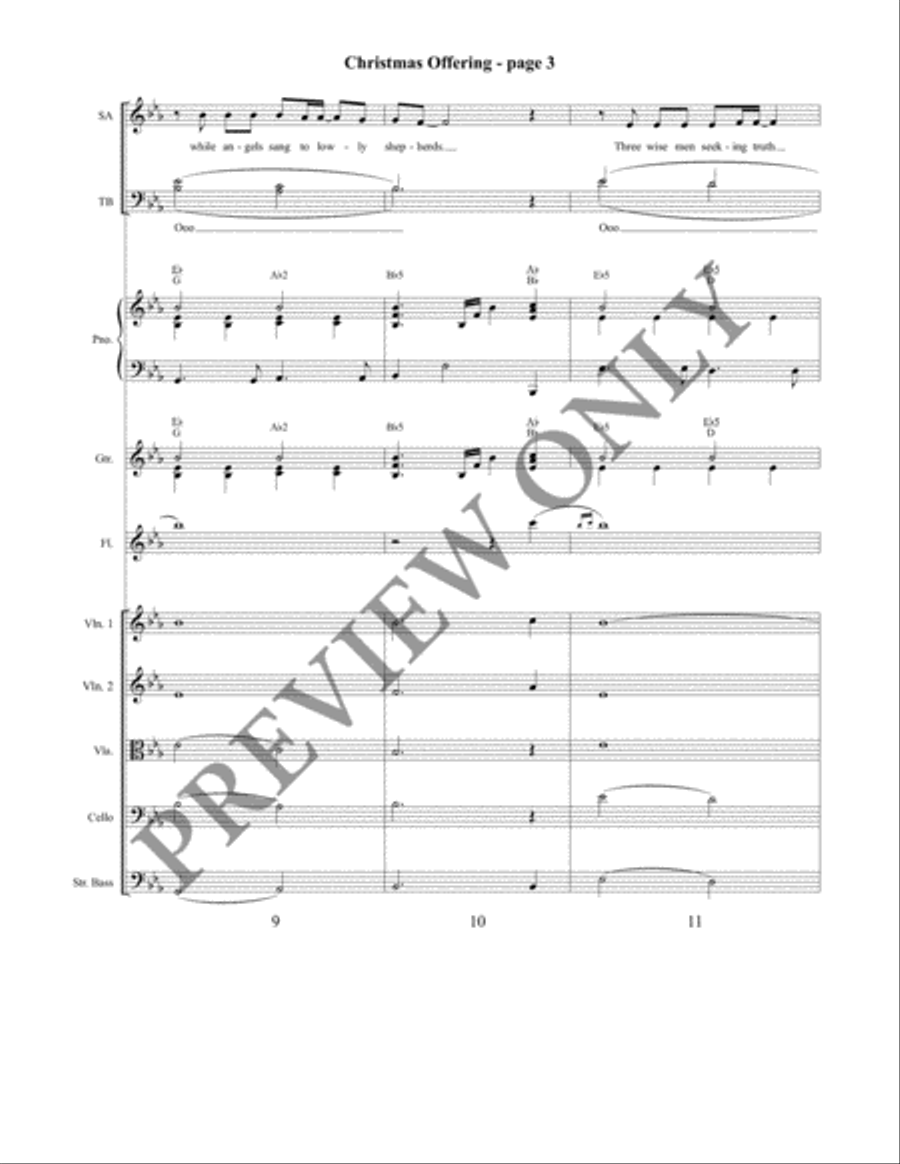 Christmas Offering Christmas Offering 4-Part scores gallery preview page 4