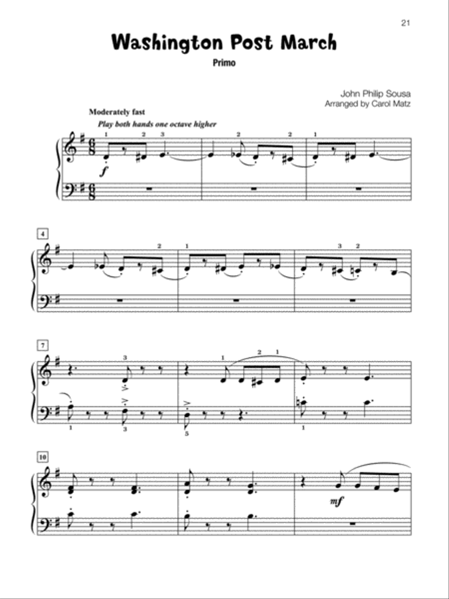 Famous & Fun Duets, Book 4 Small Ensemble scores gallery preview page 7