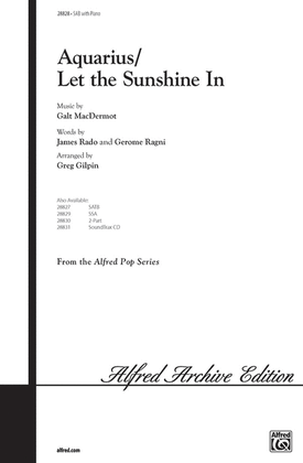 Book cover for Aquarius / Let the Sunshine In