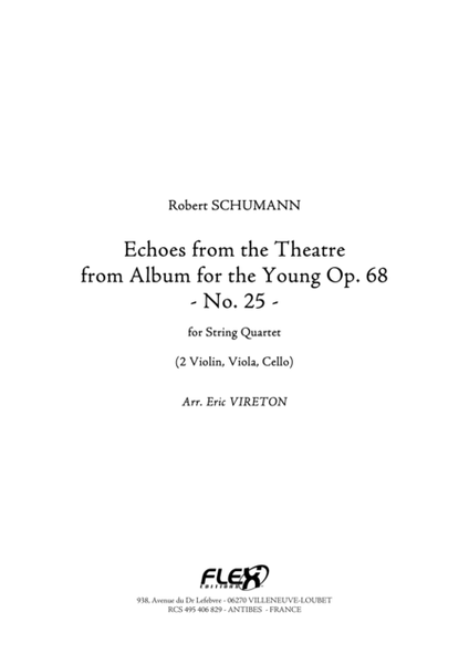 Echoes from the Theatre - from Album for the Young Opus 68 No. 25 image number null