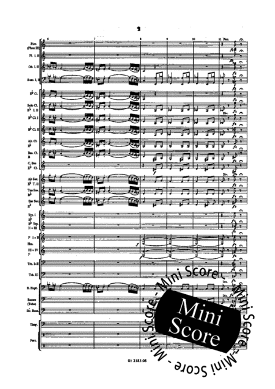 Der Zigeunerbaron Concert Band scores gallery preview page 8
