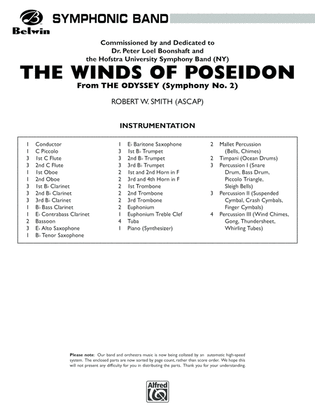The Winds of Poseidon (from The Odyssey (Symphony No. 2)): Score