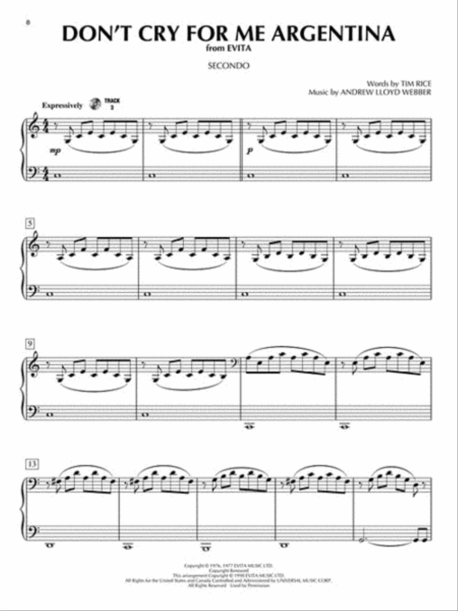 Broadway Classics Broadway Classics 1 Piano, 4-Hands scores gallery preview page 3