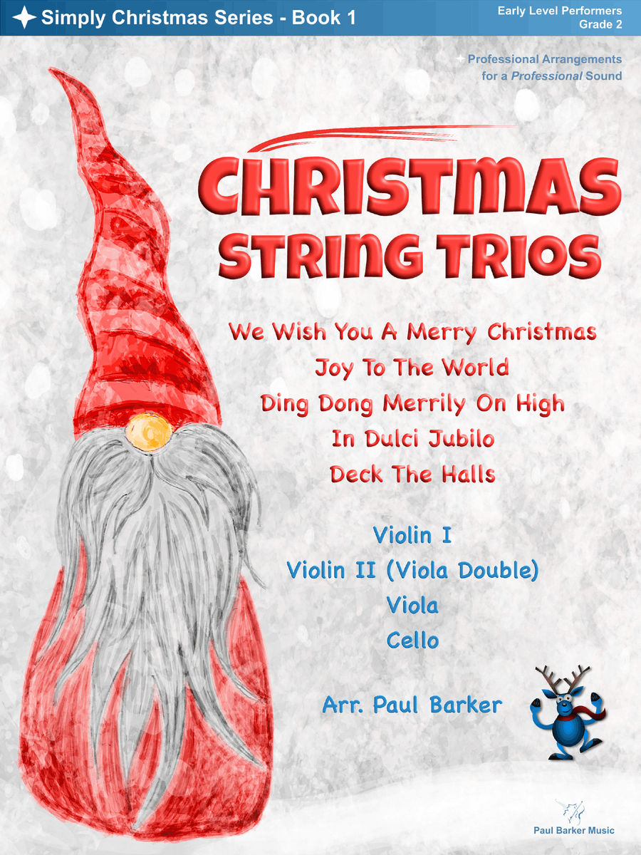 Christmas String Trios - Book 1 String Trio scores gallery preview page 1