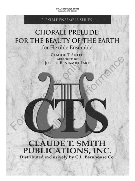 Chorale Prelude: For The Beauty Of The Earth image number null