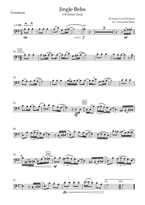 Jingle Bells - Jazz Version (Christmas Song) for Trombone Solo