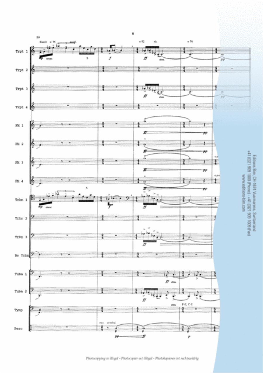 Reflections on a Dance Horn scores gallery preview page 7