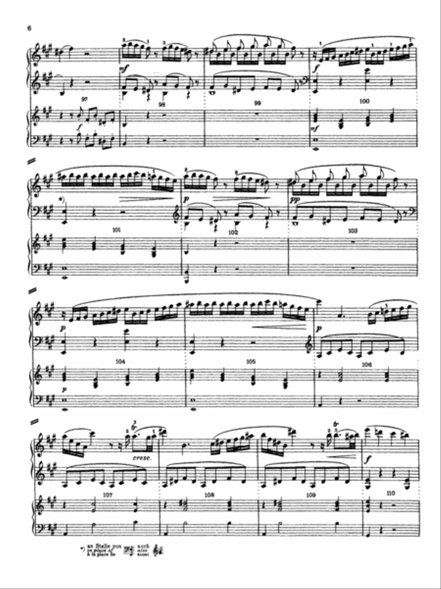 Mozart: Piano Concerto No. 12 in A Major, K. 414 Piano scores gallery preview page 5
