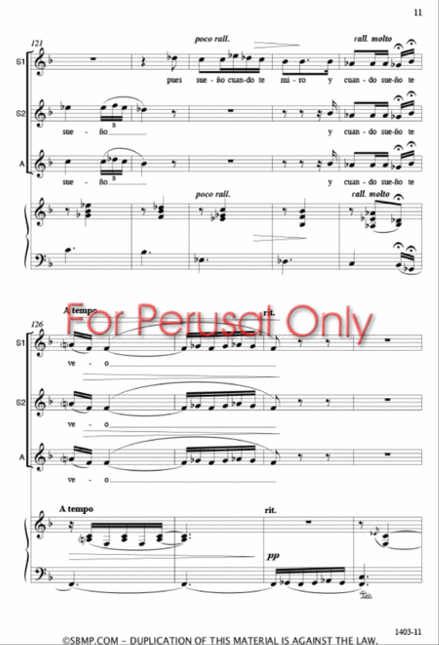Cantares de mi tierra - SSA Octavo SSA scores gallery preview page 10