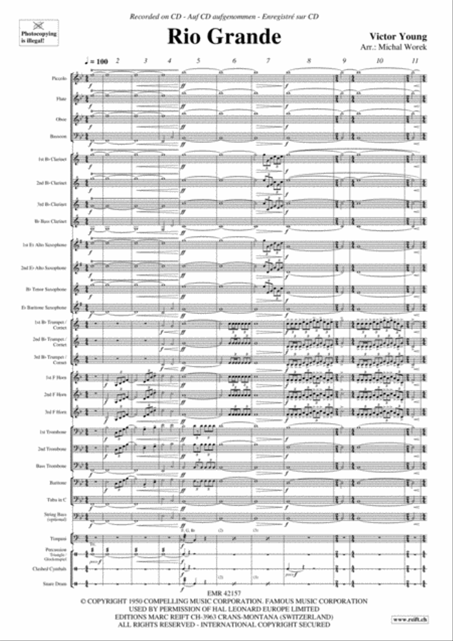 Rio Grande Rio Grande Concert Band scores gallery preview page 3