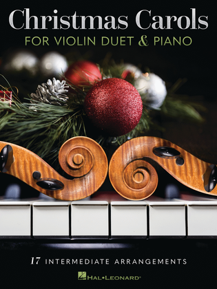 Book cover for Christmas Carols for Violin Duet and Piano
