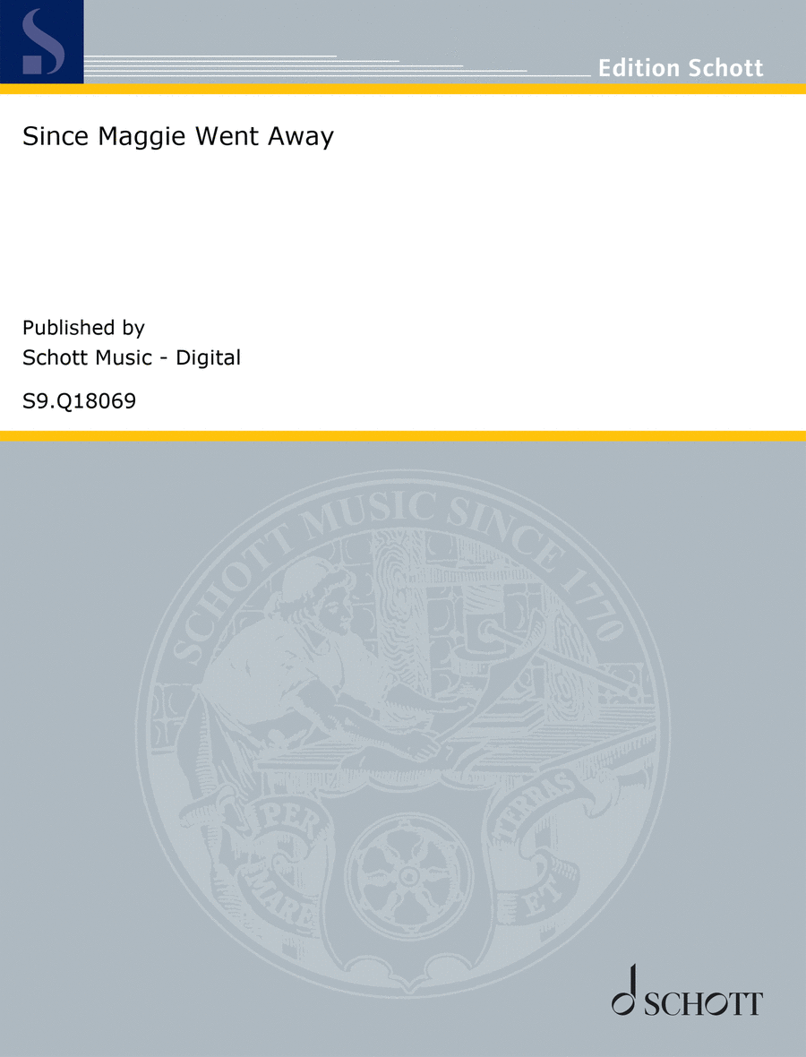 Since Maggie Went Away Since Maggie Went Away Piano Solo scores gallery preview page 1
