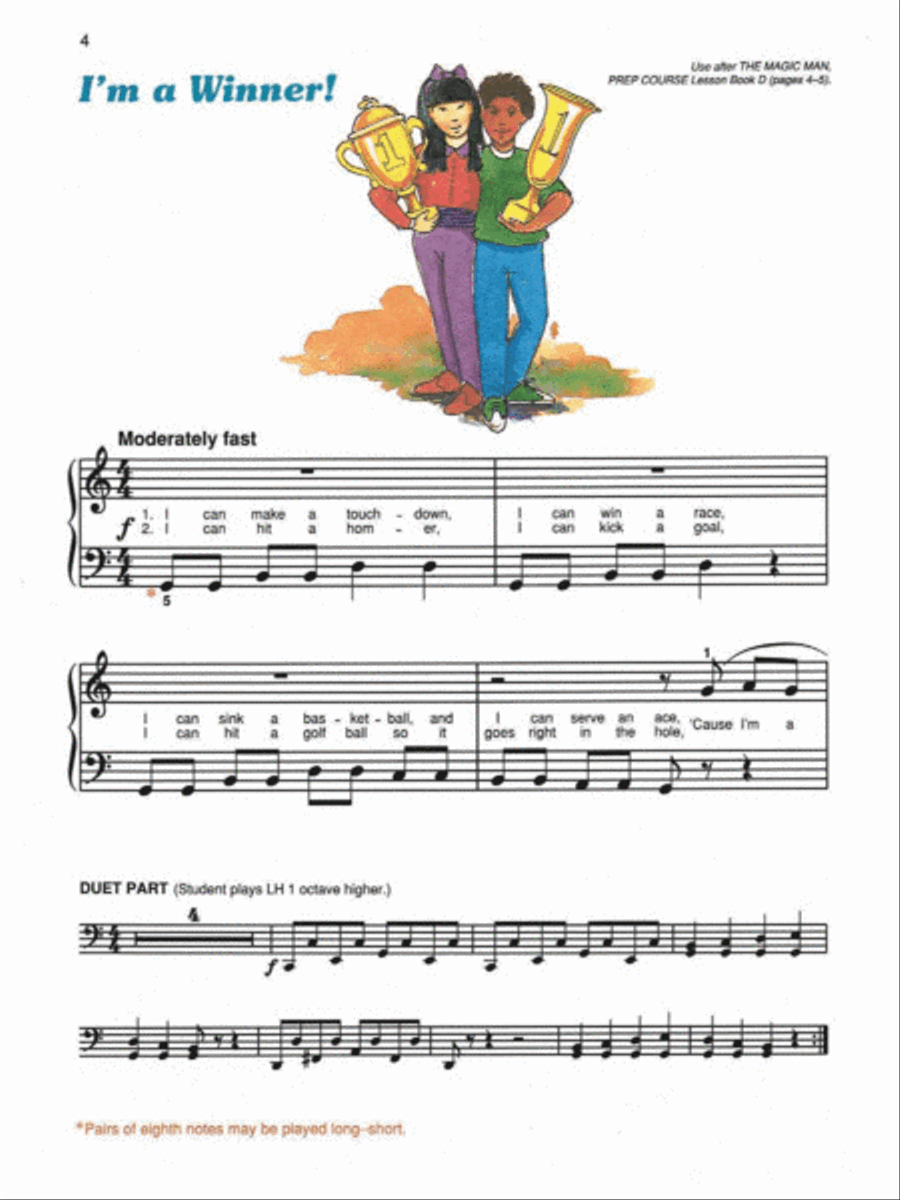 Alfred's Basic Piano Prep Course Solo Book, Book D Piano Method scores gallery preview page 2