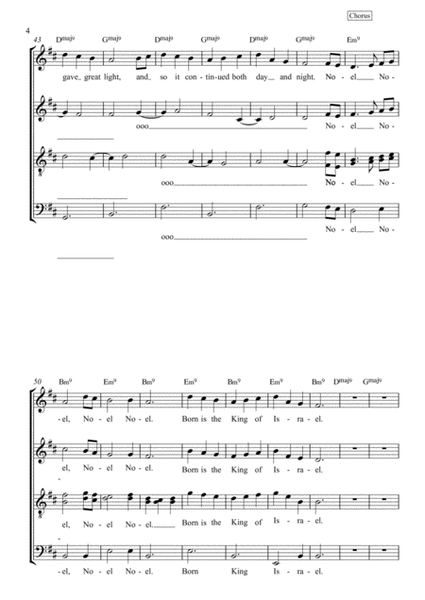 The First Noel SATB
