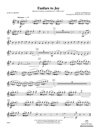 Fanfare to Joy: 1st B-flat Clarinet