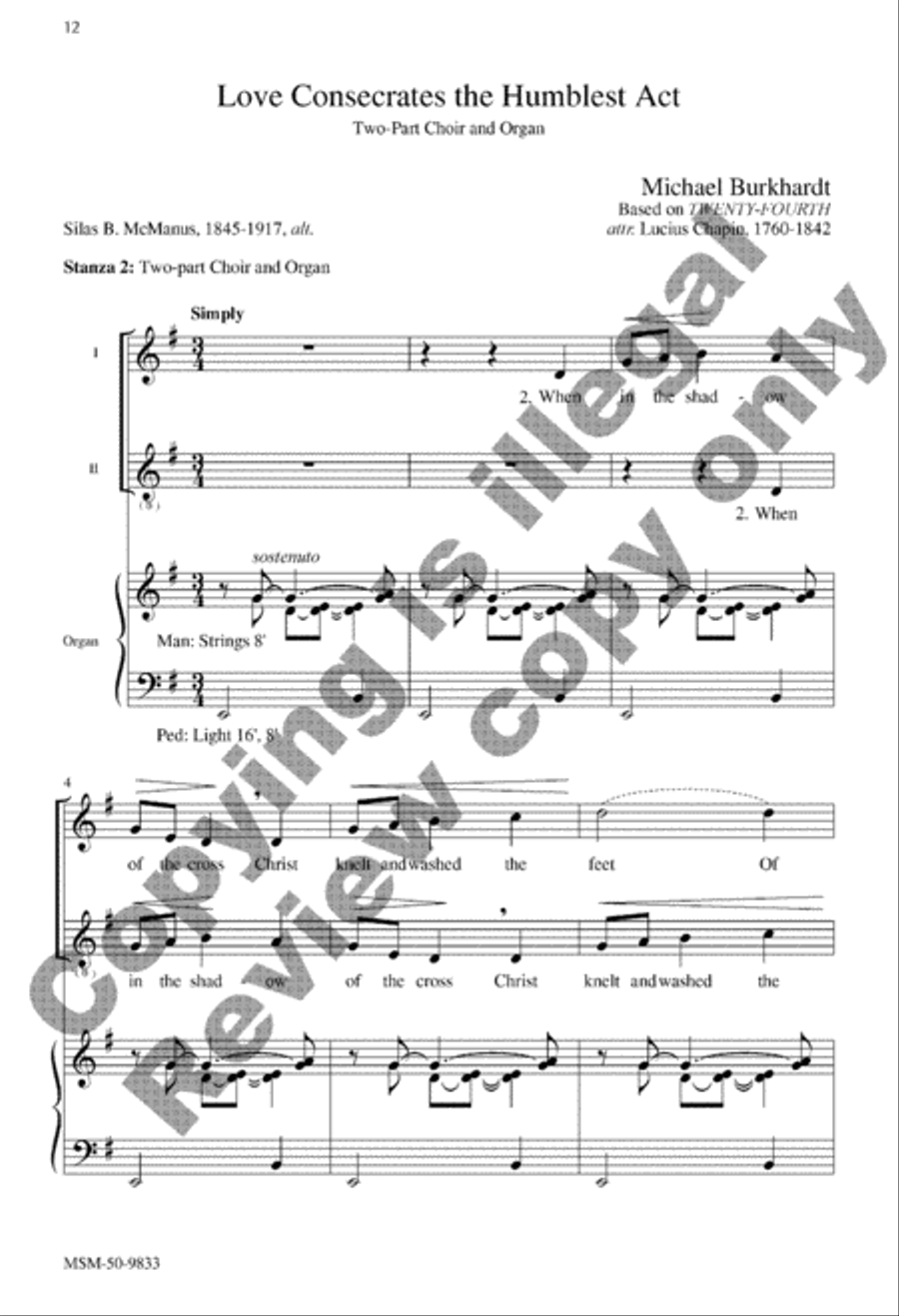 With Angel Choirs, Set 1 With Angel Choirs, Set 1 SSATB scores gallery preview page 12