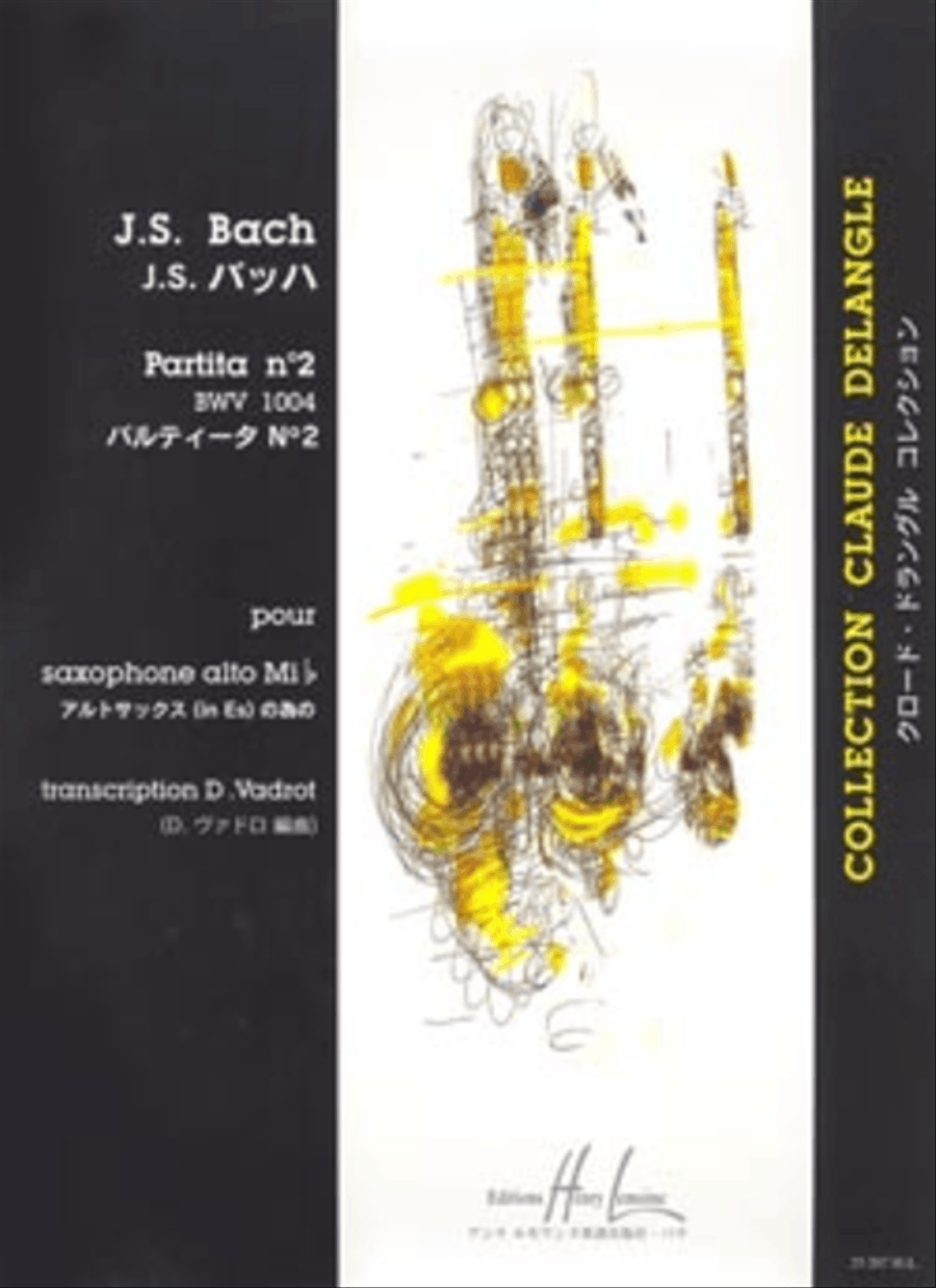 Partita No. 2 BWV1004 Partita No. 2 BWV1004 Saxophone Solo scores gallery preview page 1