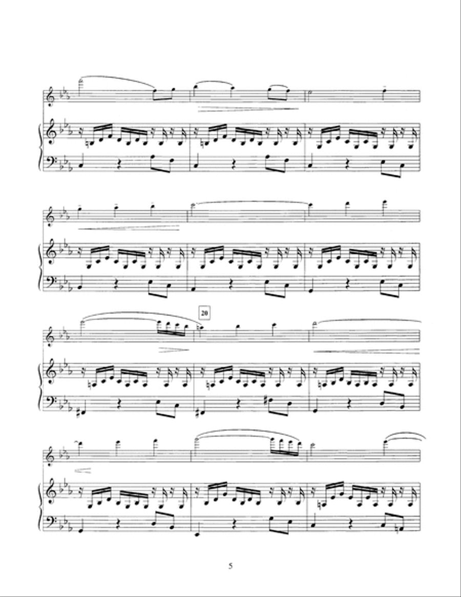 Solo Pieces for the Advanced Flutist Flute Solo scores gallery preview page 6
