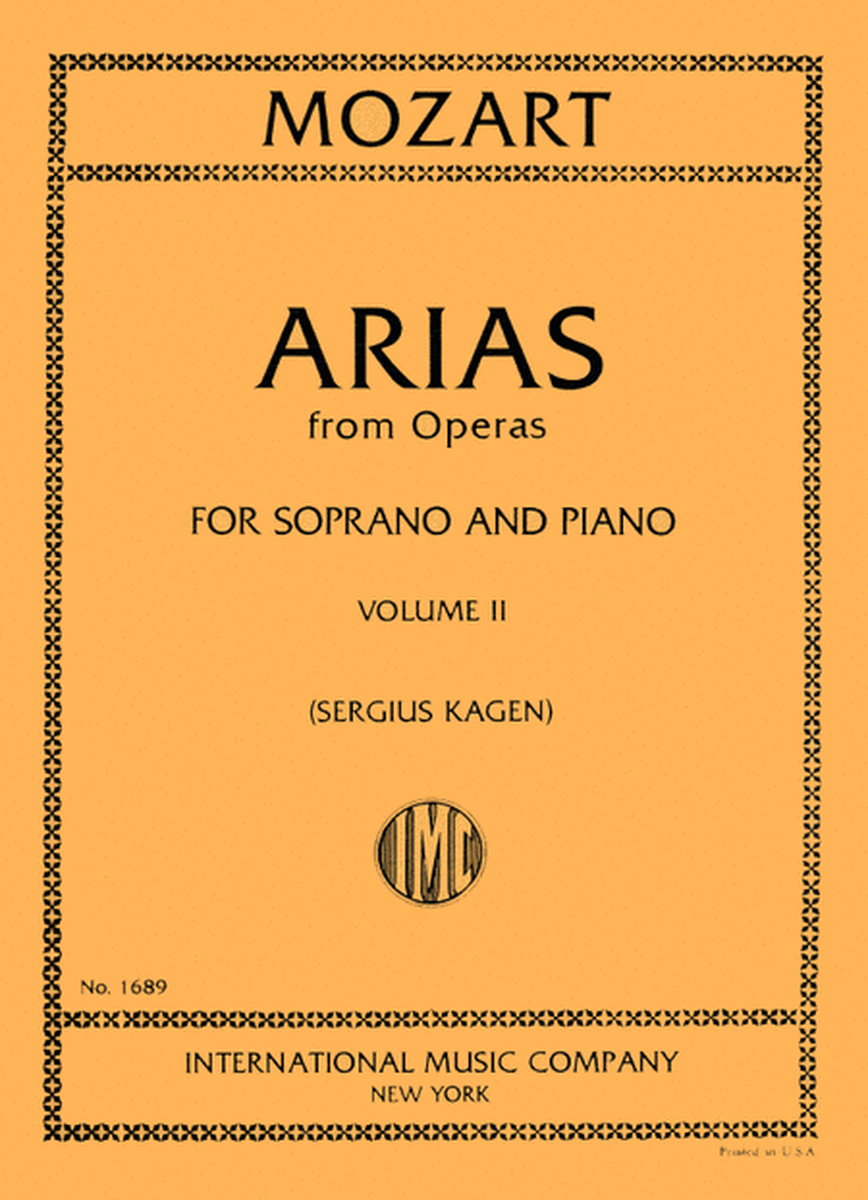 Arias from Operas - Volume II (Soprano)