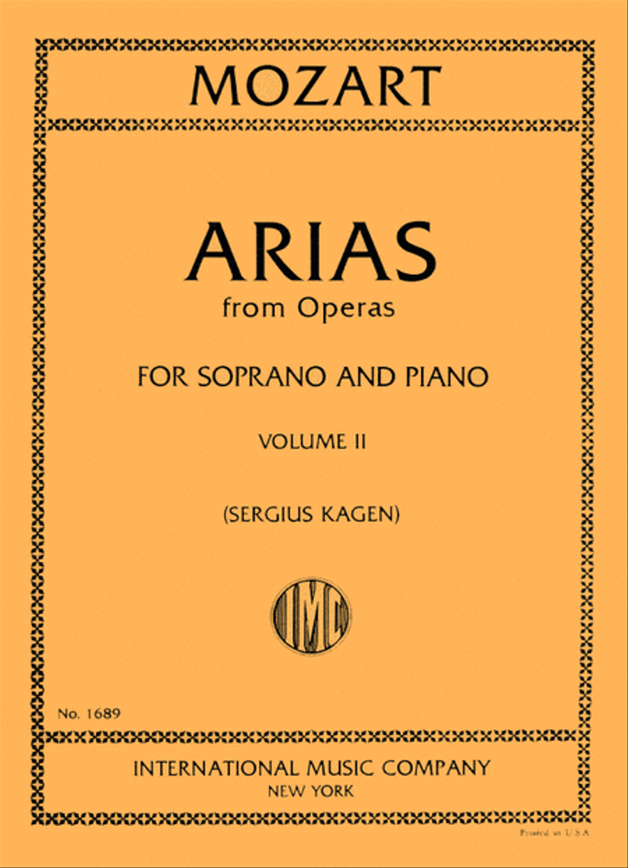 Arias from Operas - Volume II (Soprano)