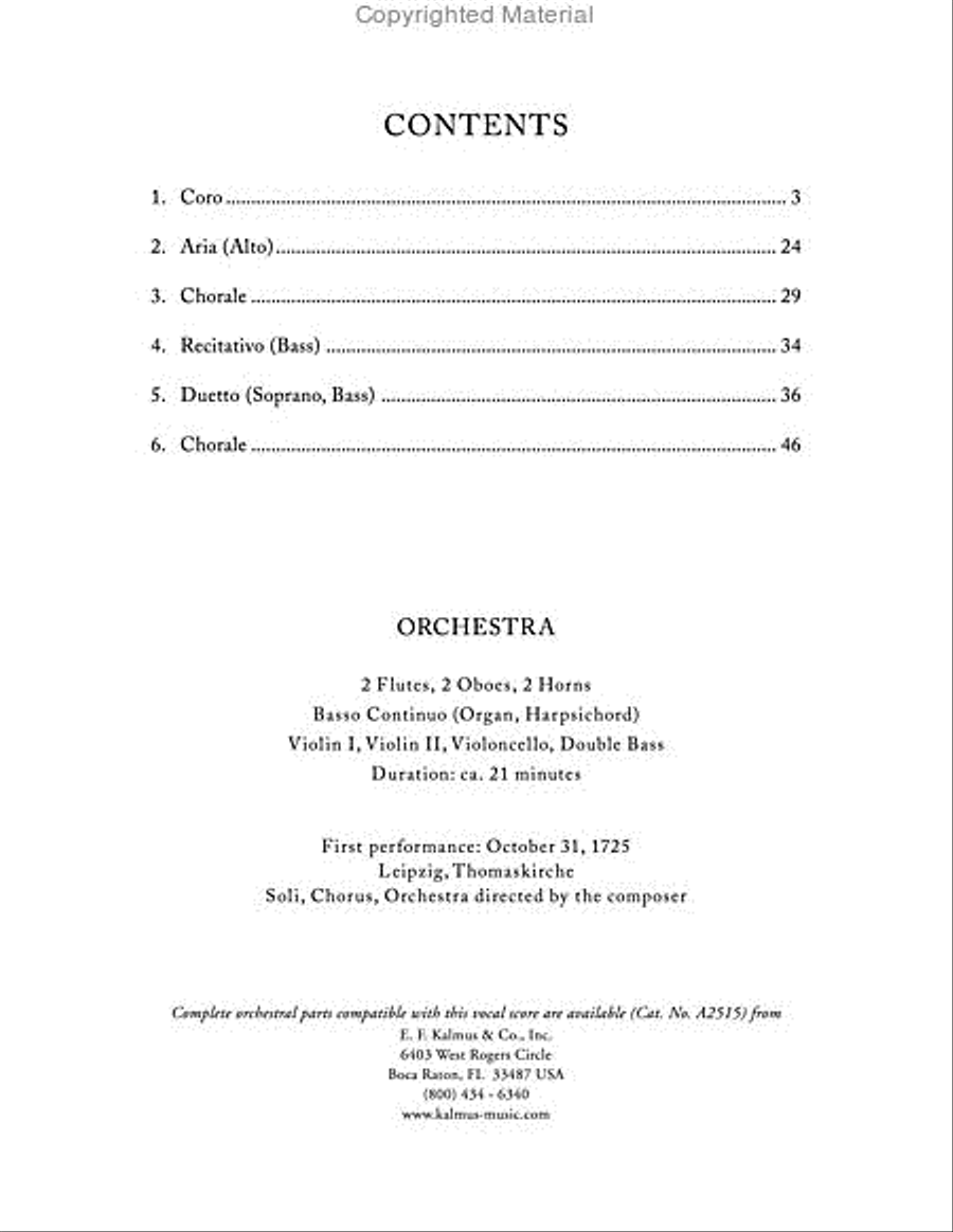 Gott, der Herr, ist Sonn' und Schild, BWV 79 Choir scores gallery preview page 2