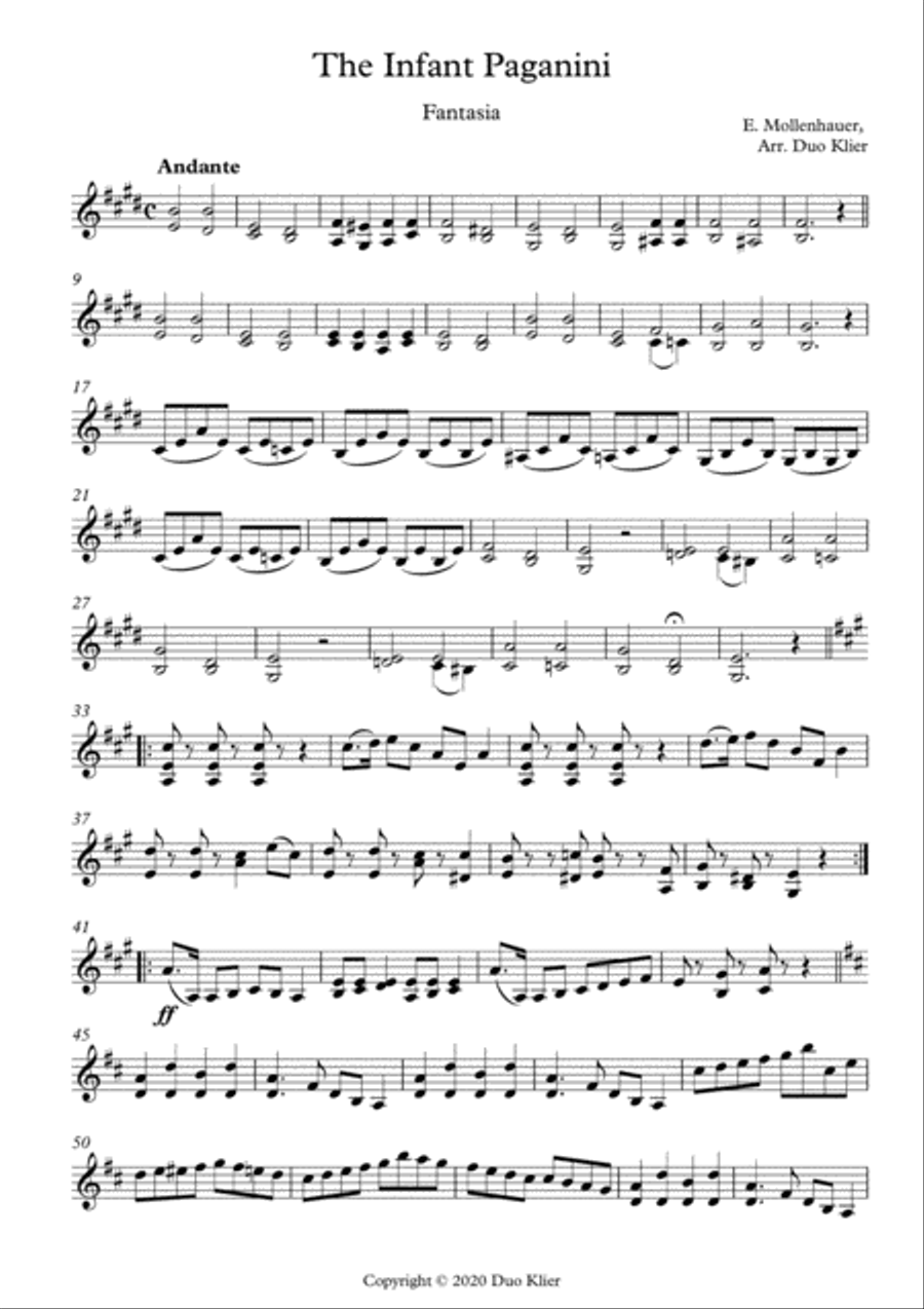 The infant new arrivals paganini violin