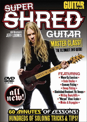 Book cover for Guitar World -- Super Shred Guitar Masterclass!