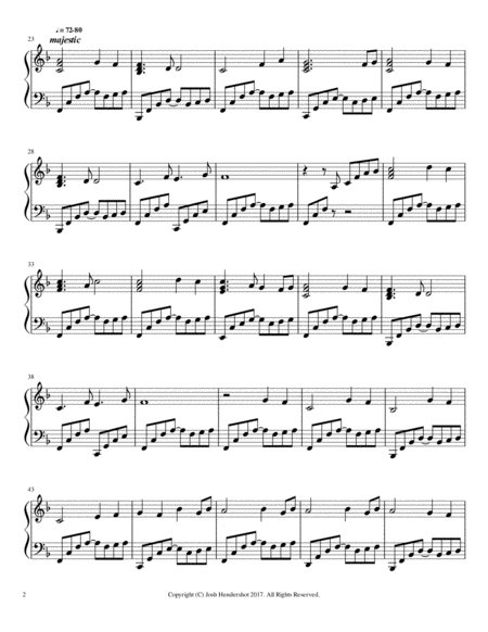 Nearer My God To Thee (Piano Arrangement) image number null
