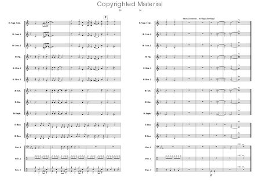 Let's Celebrate Let's Celebrate Brass Band scores gallery preview page 17