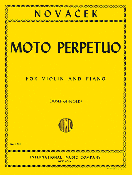 Moto Perpetuo in D minor (GINGOLD)