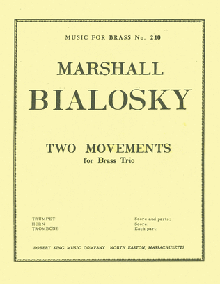 2 Movements (trio - Brass)