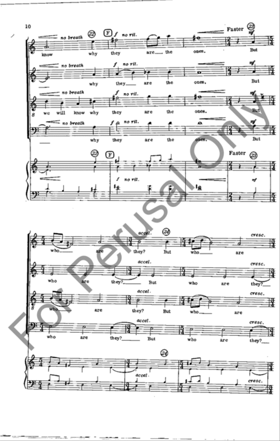 The Ones 4-Part scores gallery preview page 9