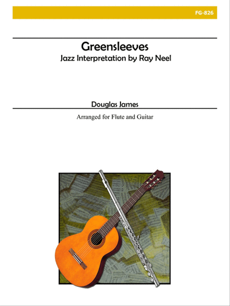 Greensleeves (Ray Neel Jazz) for Flute and Guitar Flute scores gallery preview page 1