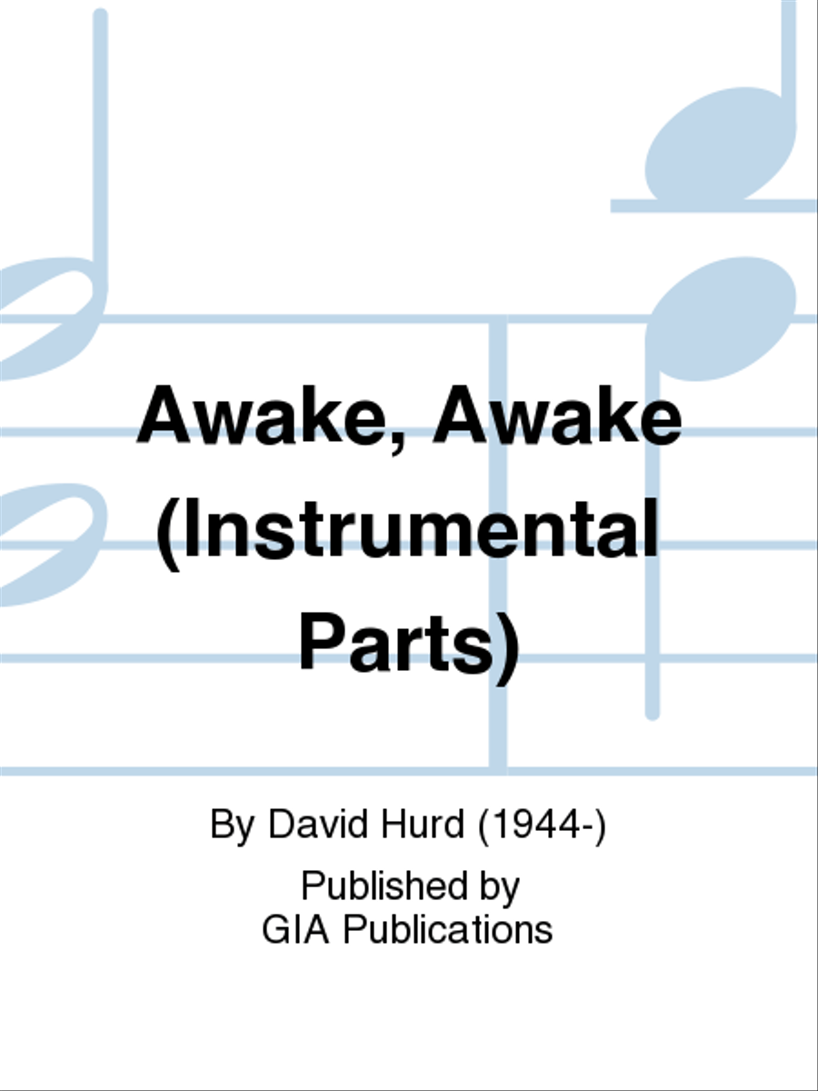 Awake, Awake - Instrument edition