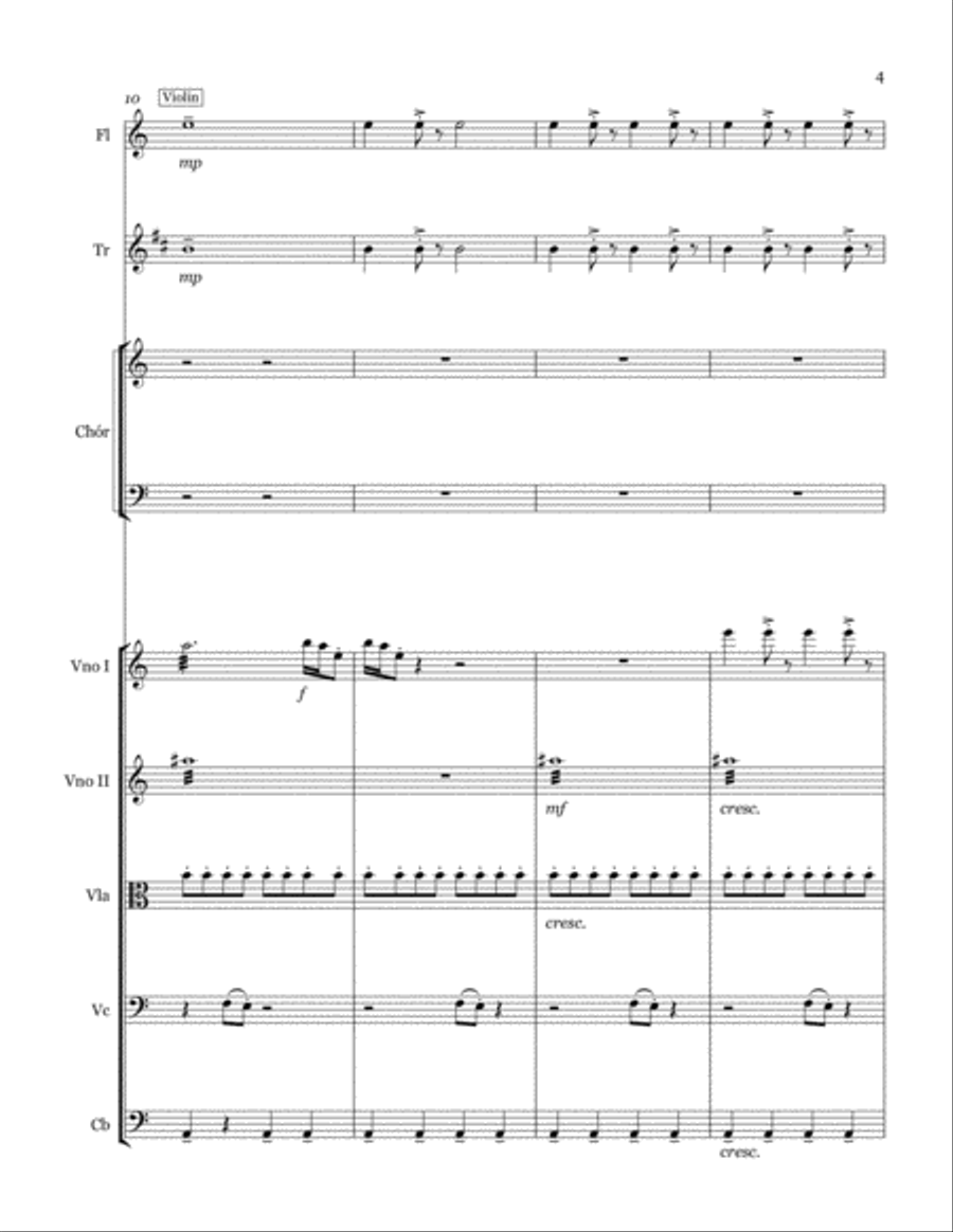 Cuda i Dziwy (Miniatura Pierwsza) Chamber Orchestra scores gallery preview page 5