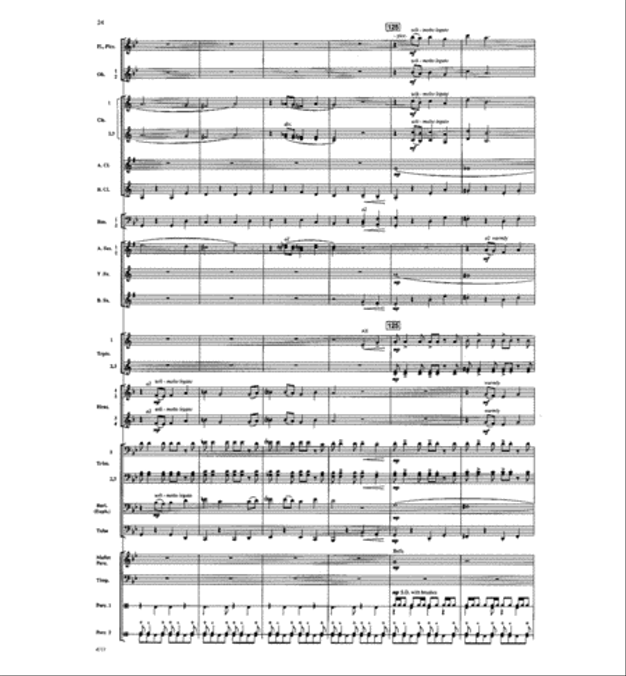 Dawn of a New Day Concert Band scores gallery preview page 23