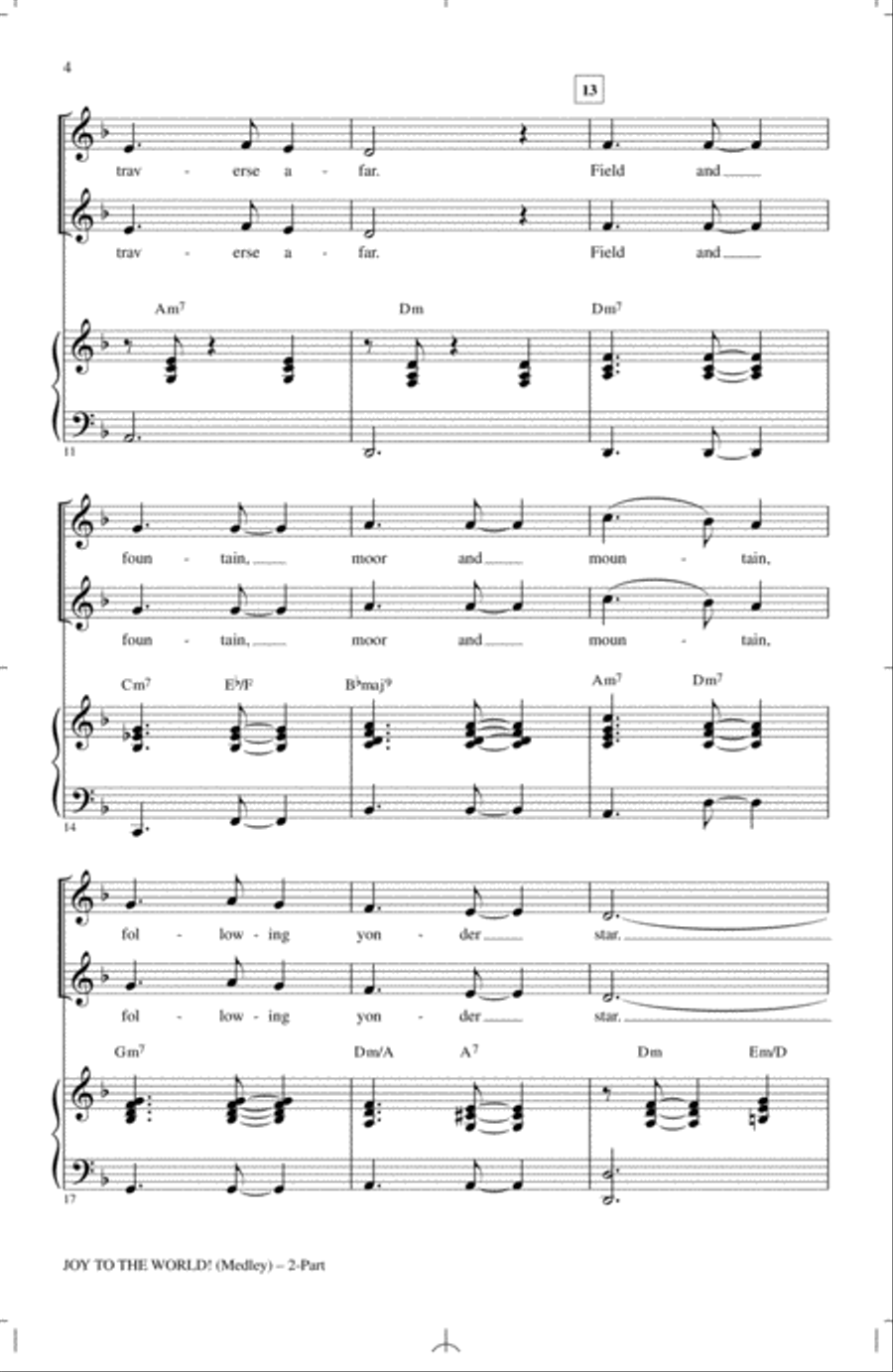 Joy To The World! (Medley) 2-Part scores gallery preview page 2
