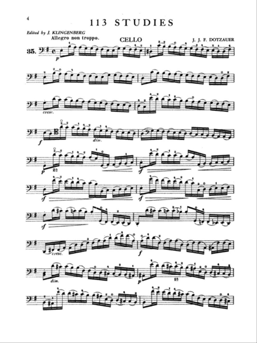 113 Studies, Volume 2 Cello scores gallery preview page 5