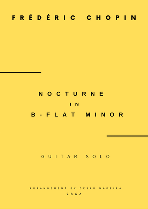 Nocturne Op.9 No.1 by Chopin - Guitar Solo (Full Score)