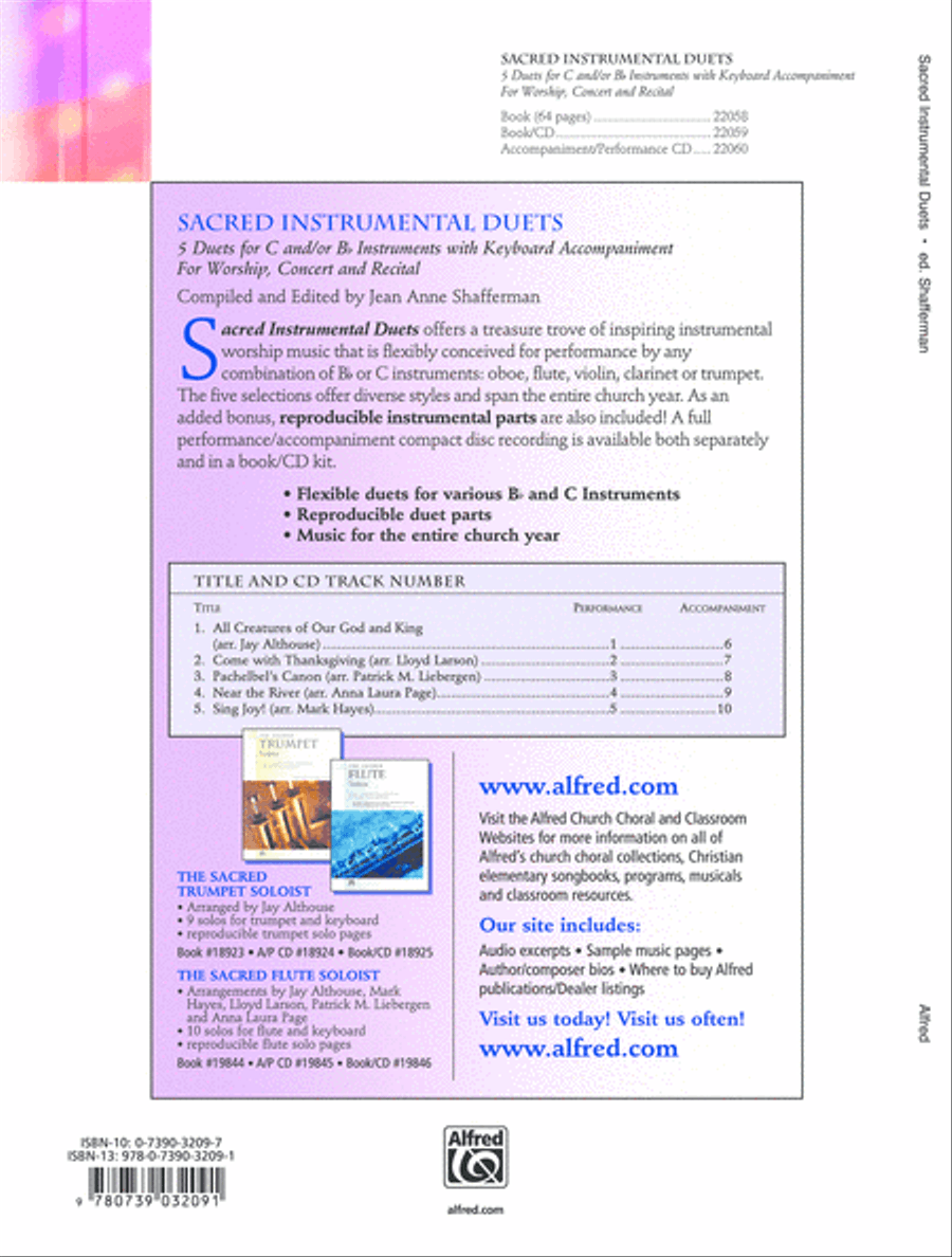Sacred Instrumental Duets Choir scores gallery preview page 2