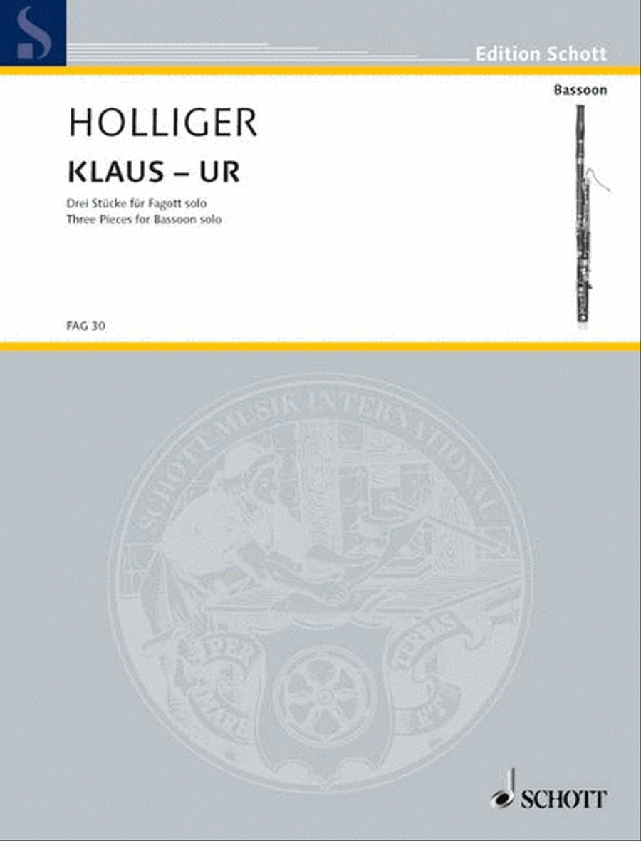 KLAUS-UR Bassoon Solo scores gallery preview page 1