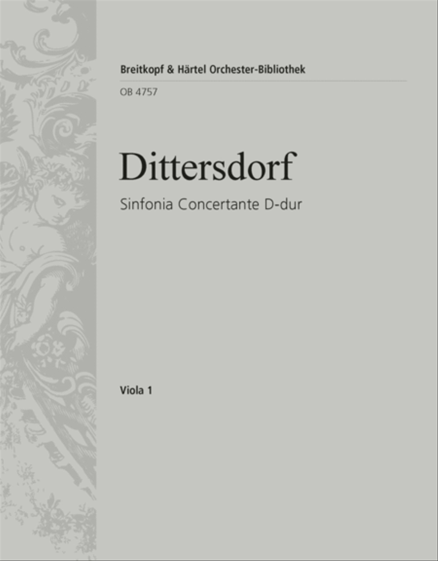 Sinfonia Concertante in D major Orchestra scores gallery preview page 1