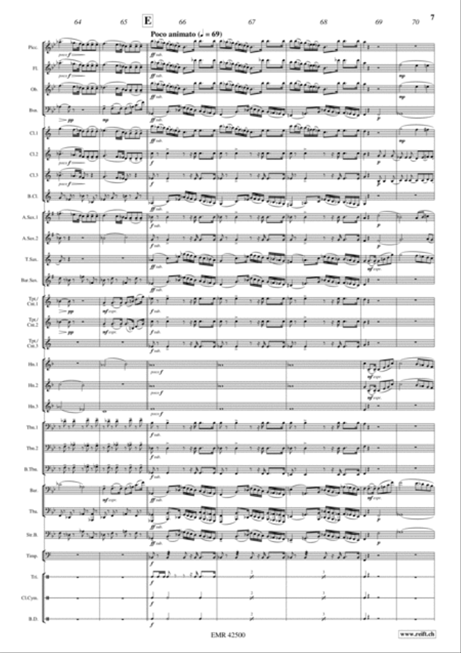 Il Pirata Il Pirata Concert Band scores gallery preview page 7