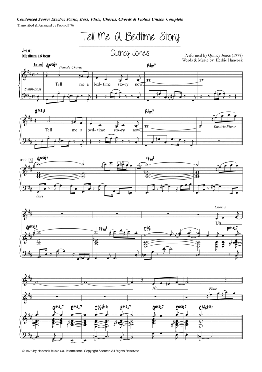 Tell Me A Bedtime Story - Score Only Concert Band scores gallery preview page 1