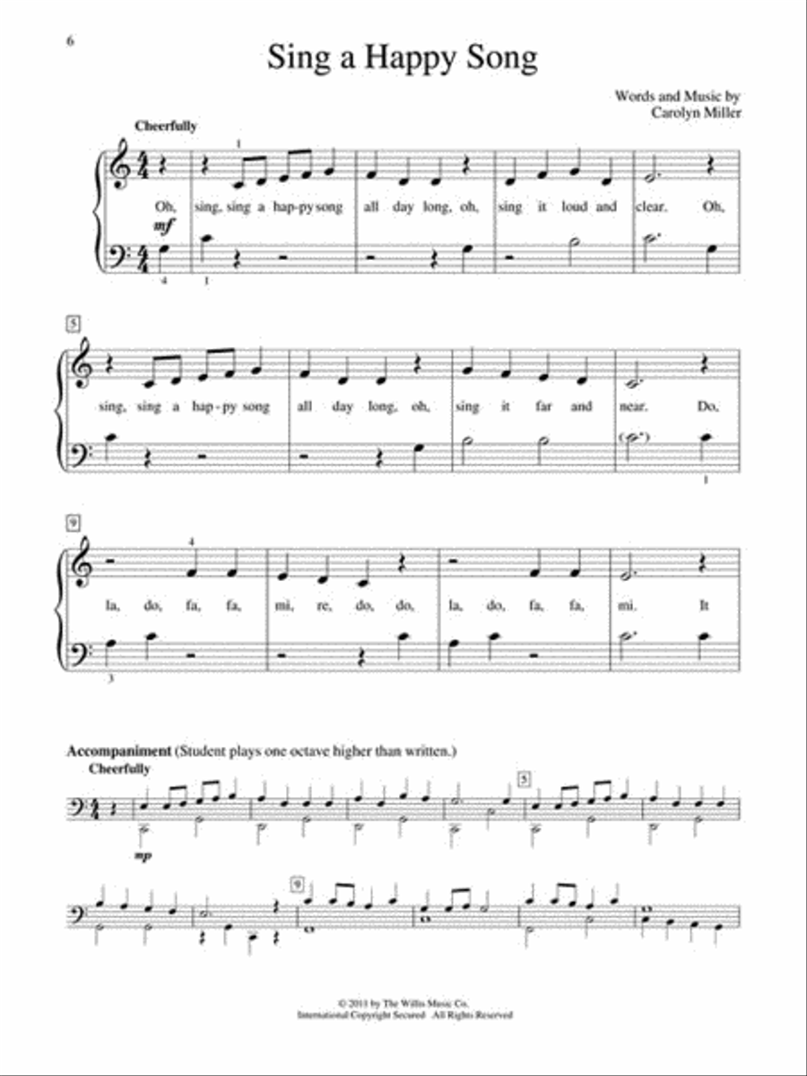 Take a Bow! Book 1 Take a Bow! Book 1 Easy Piano scores gallery preview page 4