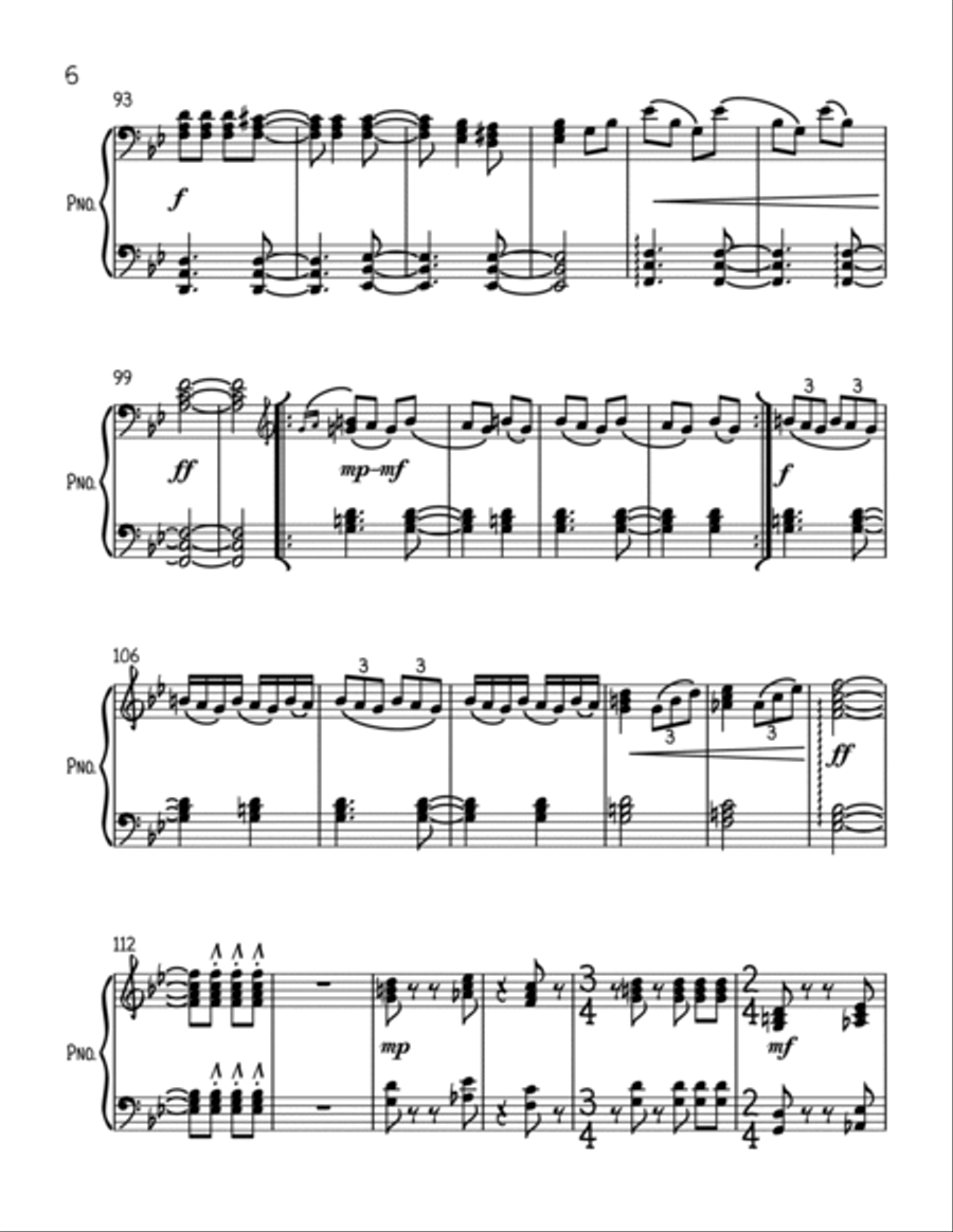 Cinco de Mayo Cinco de Mayo Piano Solo scores gallery preview page 6
