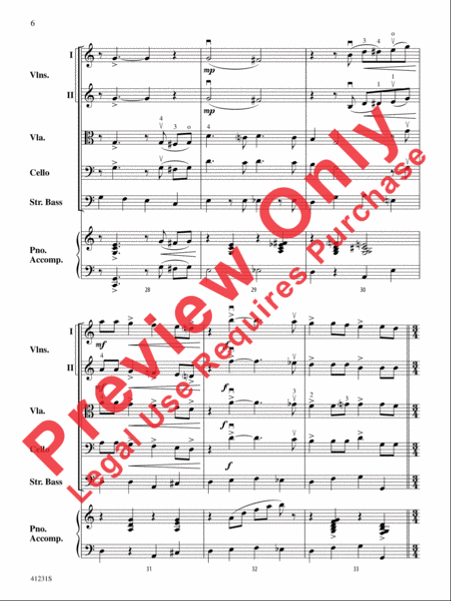 Let It Snow! Let It Snow! Let It Snow! String Orchestra scores gallery preview page 7